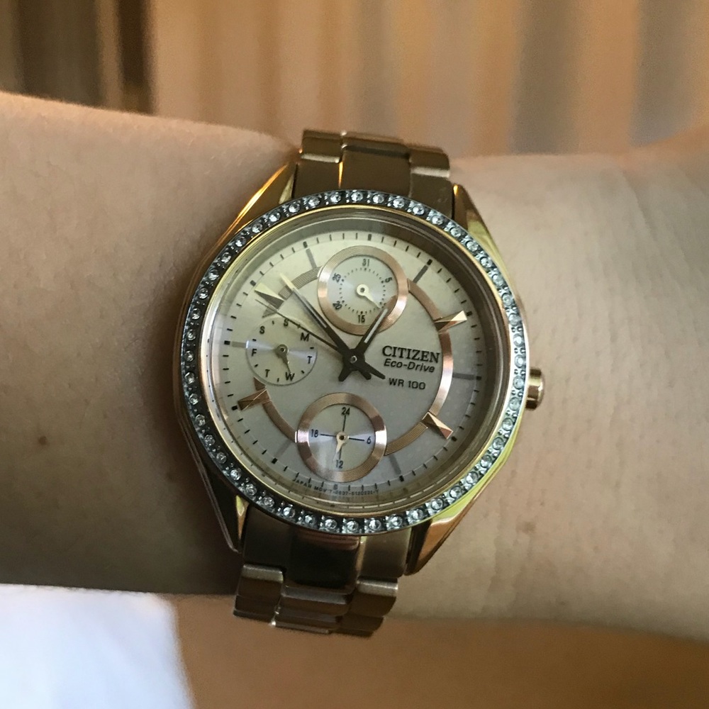 Women’s gold Citizen watch